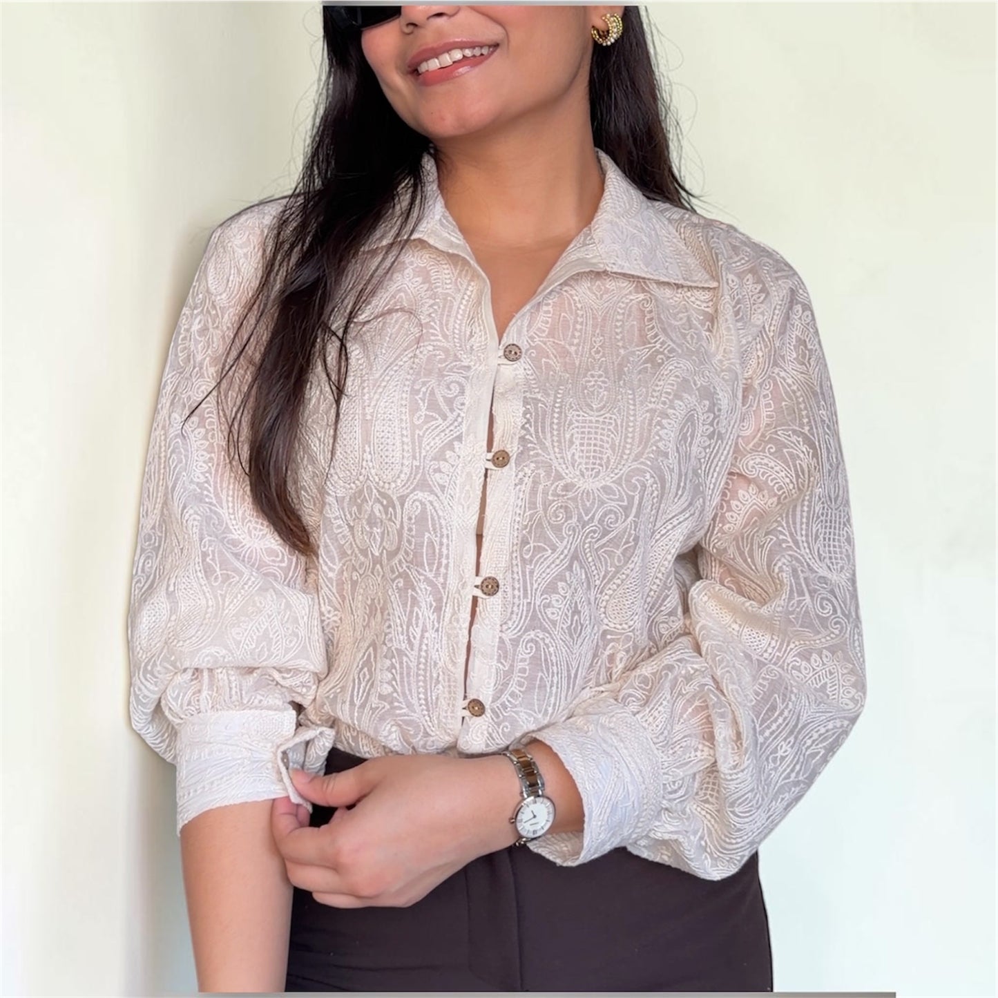 Paisley Cotton Shirt