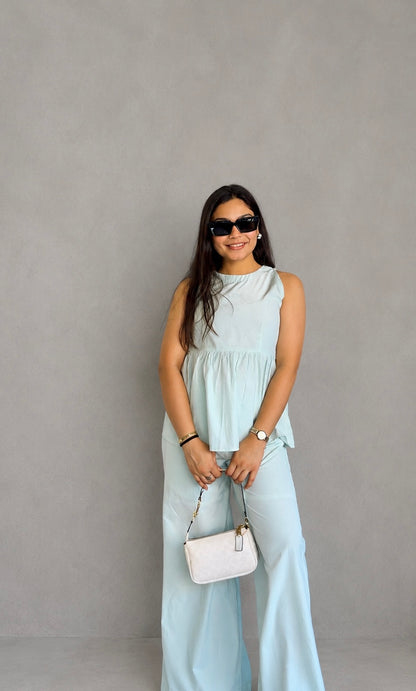 Celeste Mint Co-ord Set - detail view - Kodds