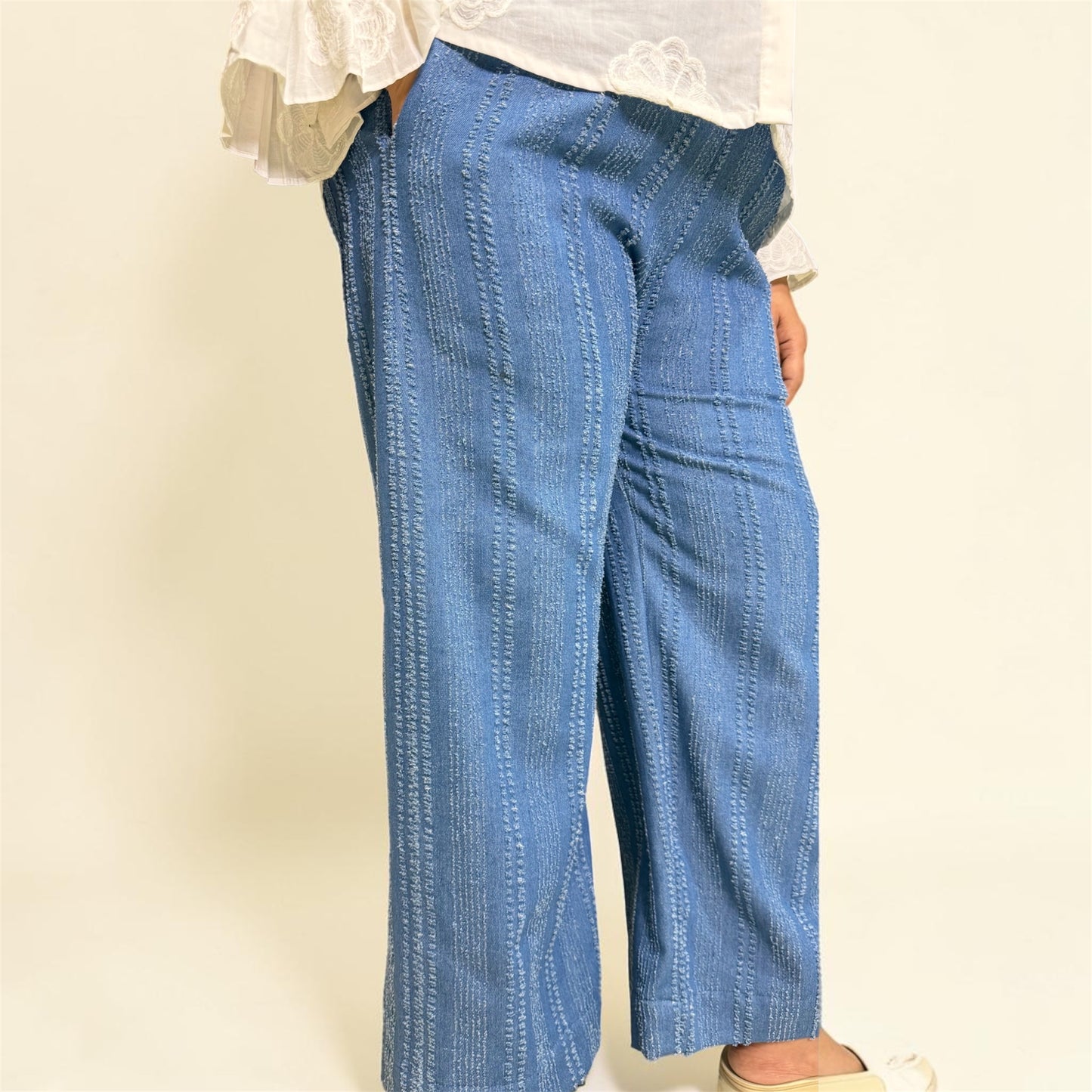 Denim Story Pants