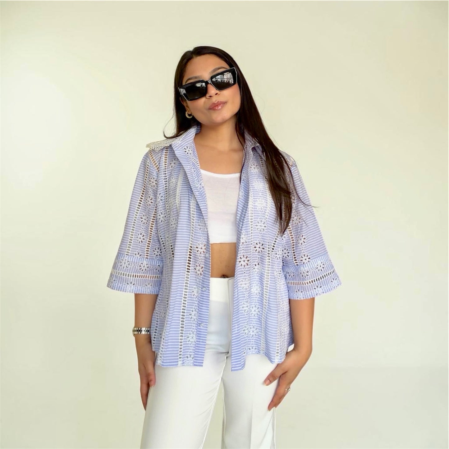 Amalfi Air Shirt - detail view - Kodds