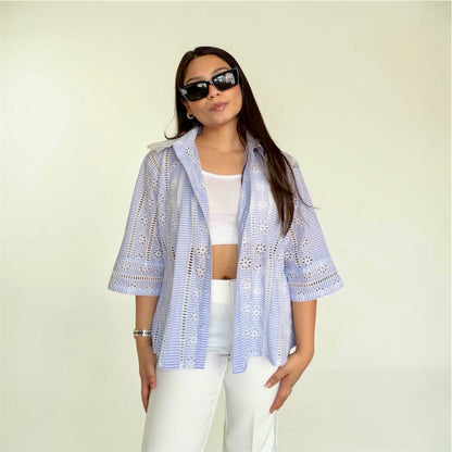 Amalfi Air Shirt - detail view - Kodds