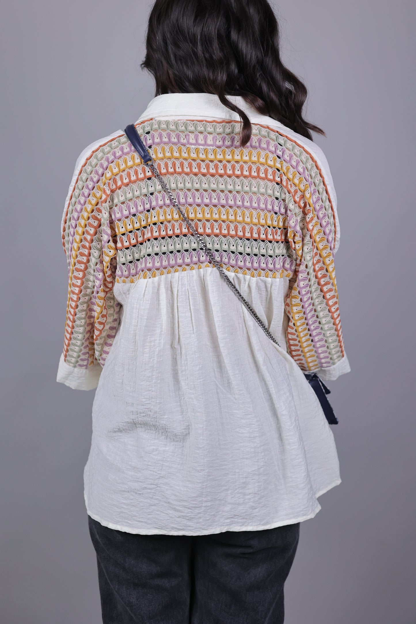 Ivory Play Shirt - detail view - Kodds