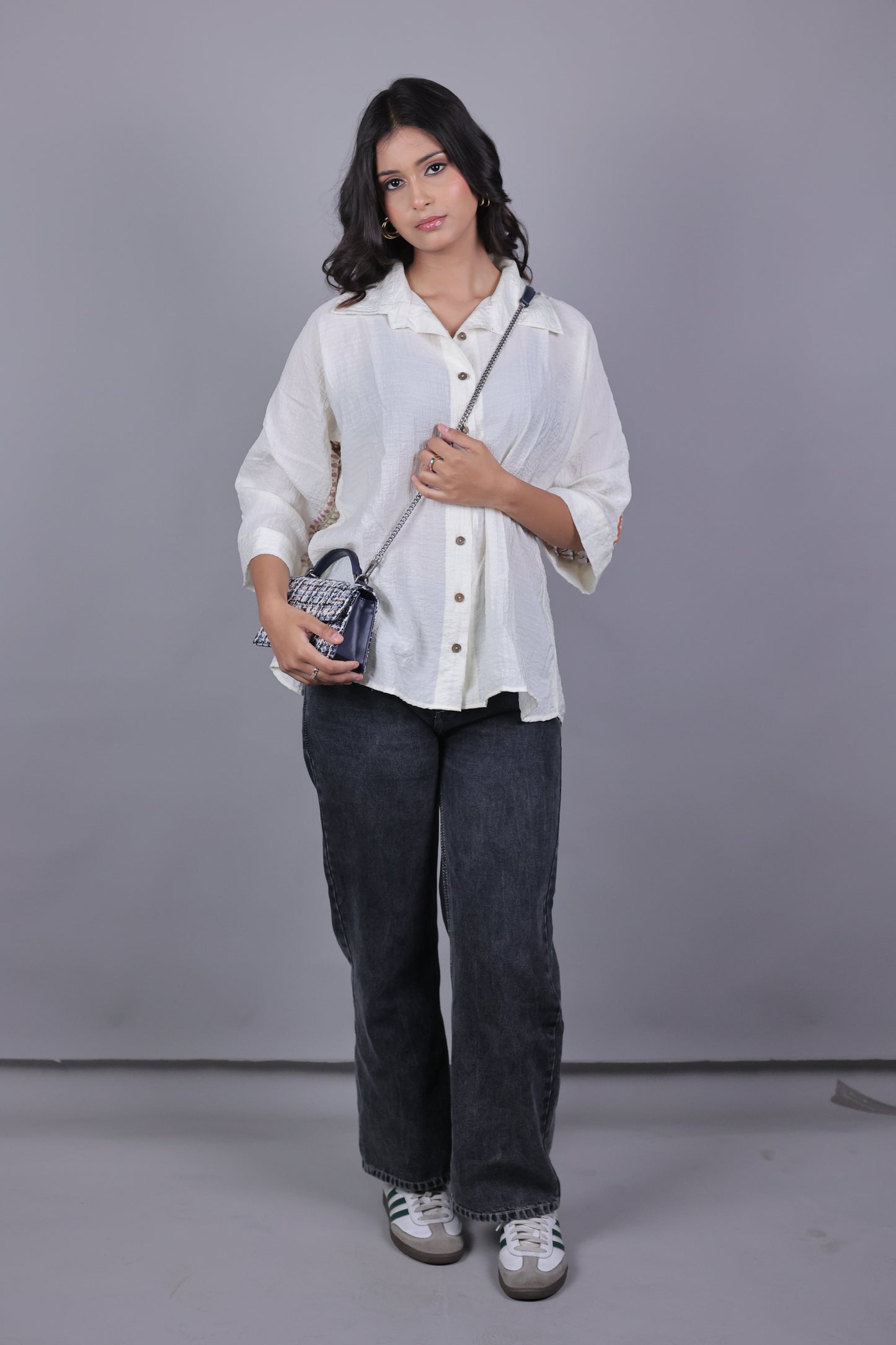 Ivory Play Oversized Women's Shirt | Kodds