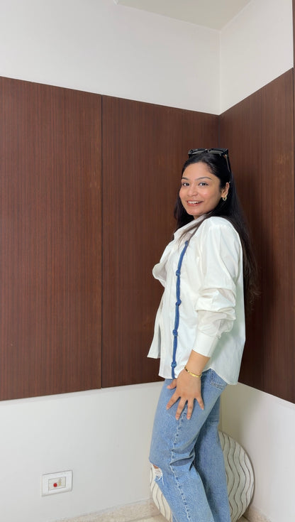 Knotted Shirt - full view - Kodds