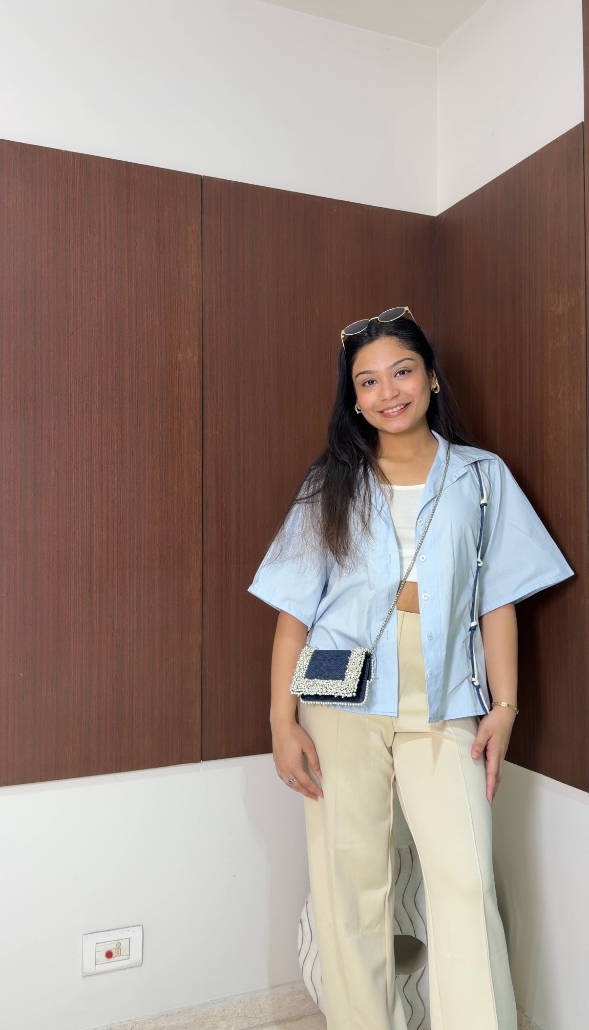 Knotted Shirt - lifestyle view - Kodds