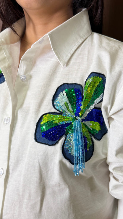 Sequin Petals - Back View - Kodds