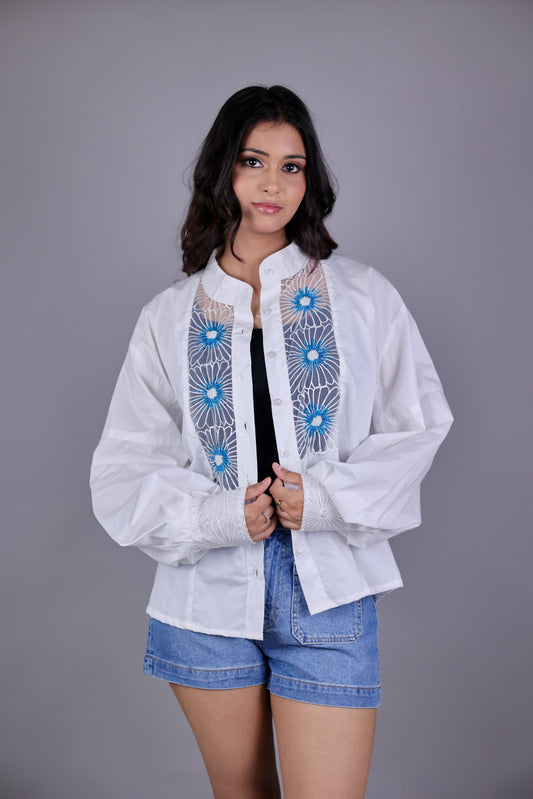 Soft Bloom Relaxed Fit Women's Shirt | Kodds