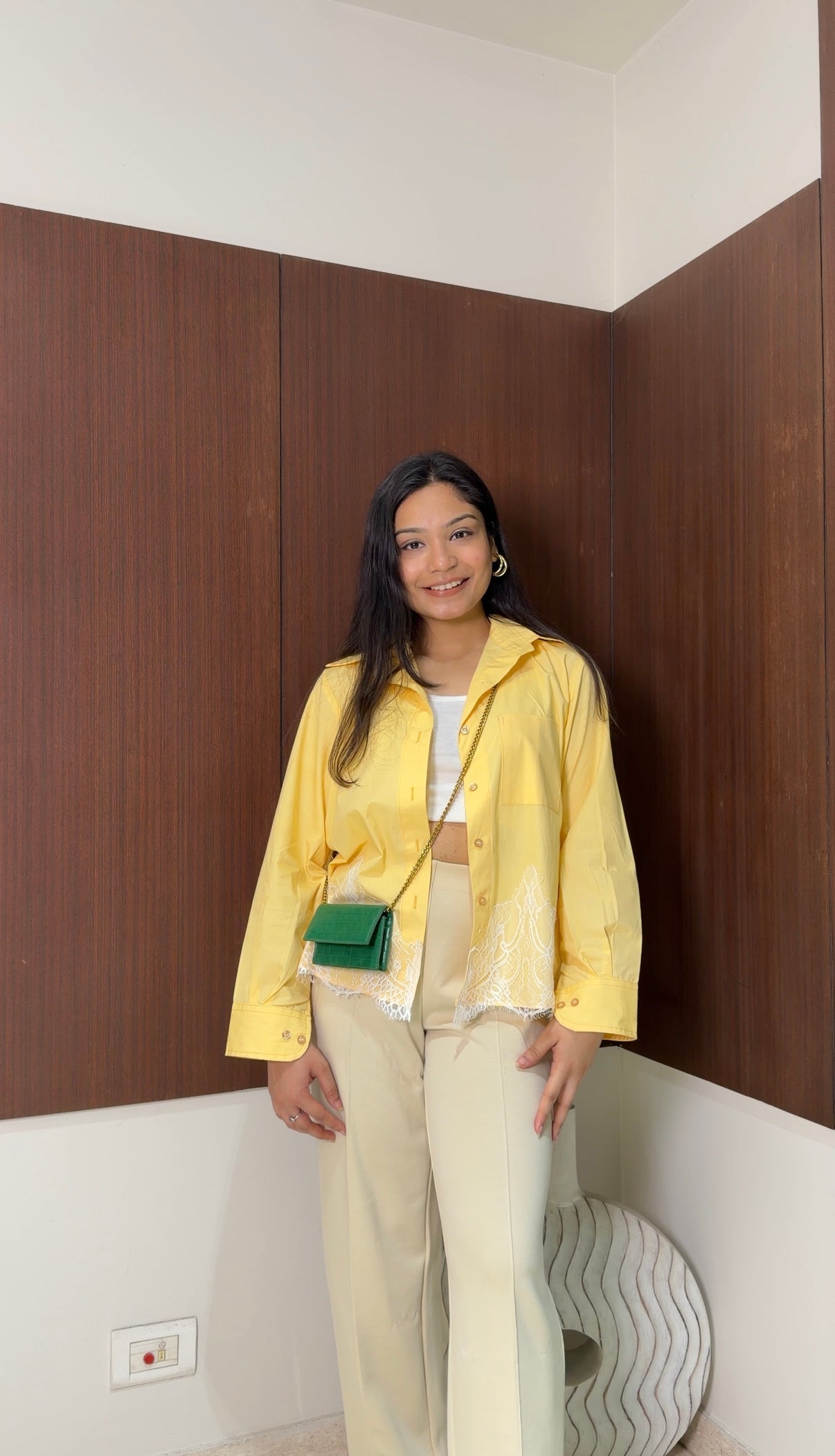 Soft Lace Shirt - detail view - Kodds